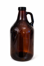 1.89L Amber Glass Growler