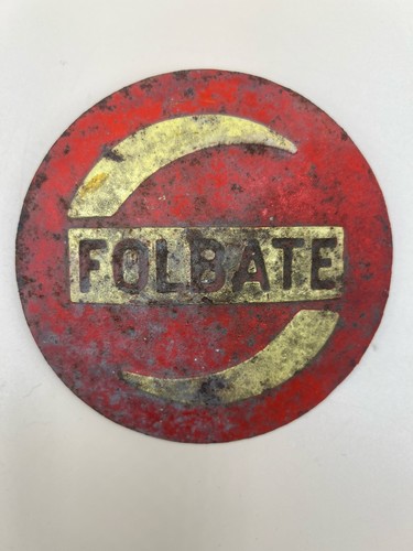Antique folbate badge for push - badge,