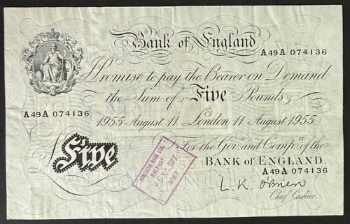 Bank england white - of, *white