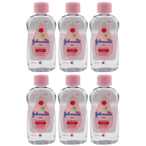 Johnsons baby oil 200ml - baby,