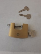 Yale Brass Shutter Padlock -  70mm -  Y114B/70/113/1