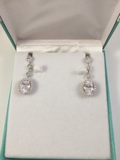 Diamonique Sterling Silver and