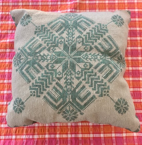 Vintage needlepoint tapestry - vintage,