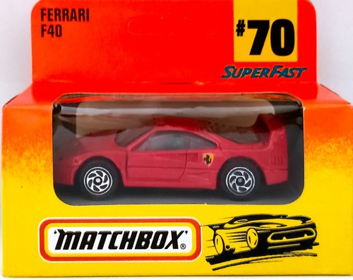 Matchbox ferrari f40 red - matchbox,