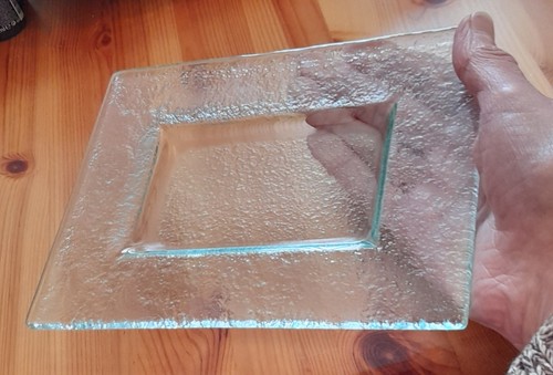 Textured glass vide poche - glass, vide-poche