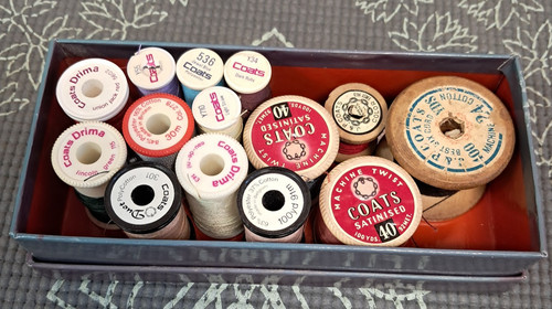 Vintage cotton reels - reels,