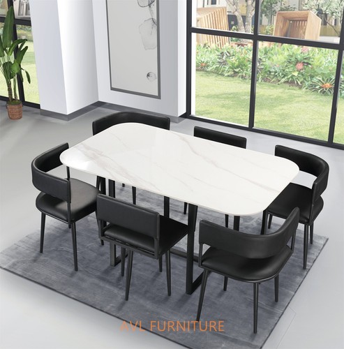Marble ceramic dining table - marble,
