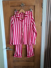 Girls Striped Pyjamas  Age 13/14 From Asda