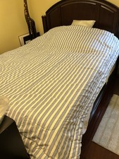 Laura Ashley Blue White Stripe