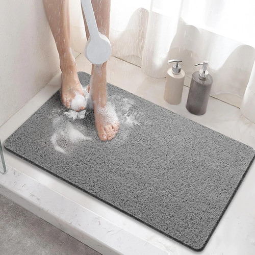 Soft textured shower mat - soft, non