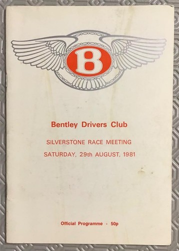 Silverstone aug 1981 - 29,