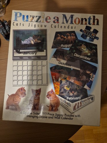 Puzzle month cats jigsaw - month.,