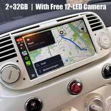 7'' 32G For Fiat 500 2007-2015