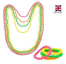 NEON BEADS NECKLACE BRACELET