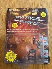 Original 1995 Star Trek Interspace Series Mini Playset Ferengi Marauder￼Carded ￼