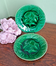 2 ANTIQUE FRENCH GREEN