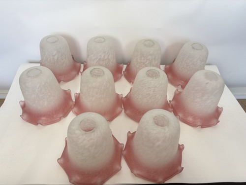 Vintage white pink ombré - white,