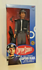 CAPTAIN SCARLET Captain Black 12" Doll 1993 Vivid UK Puppet Show Gerry Anderson 