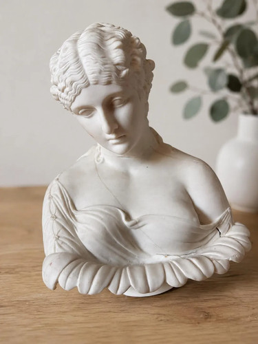 Antique victorian parian ware - antique,