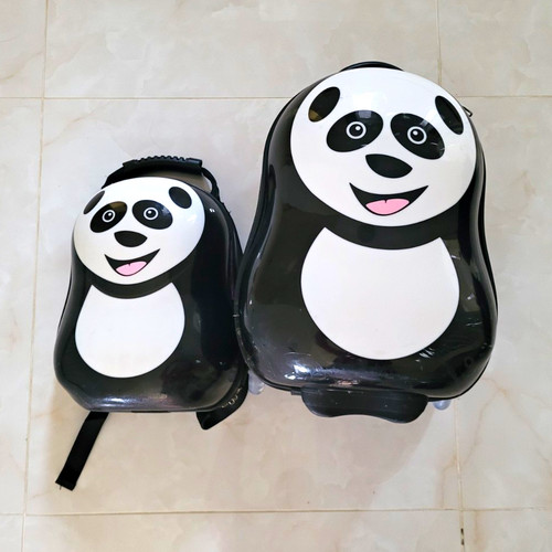 Kids panda animal suitcase - kids,