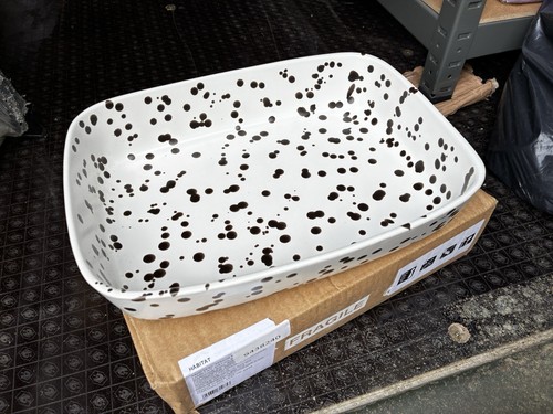 Habitat 37cm enamel roaster - 37cm,