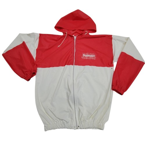 Vintage budweiser rain jacket - vintage,