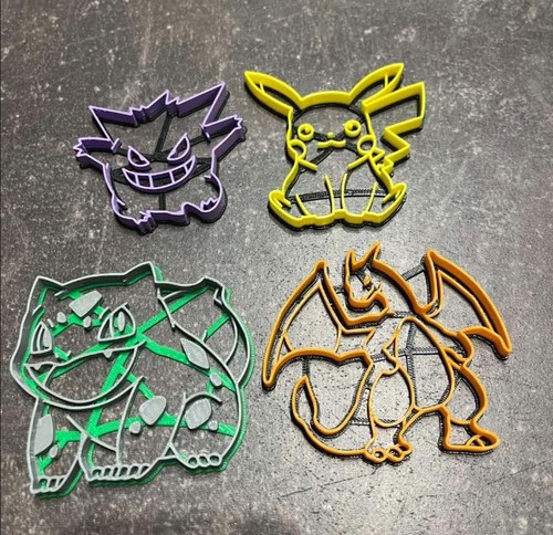 Pokemon cookie cutter set - pokemon,