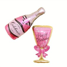 2 x Giant  Balloons bottle &
