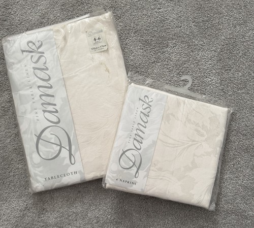 Damask tablecloth napkins - damask,