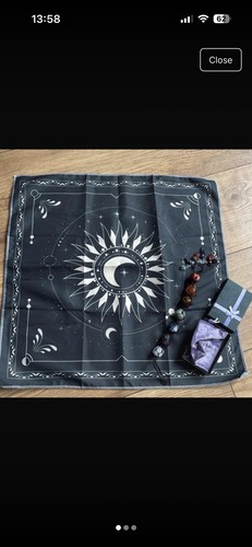 Altar cloth chakra crystal - +,