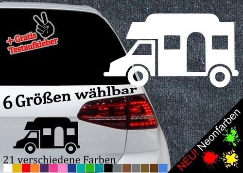 Caravan stickers sizes - -6,
