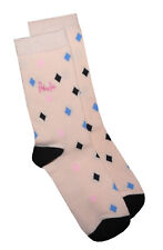 PRINGLE | Womens Ladies Pink Pattern Casual Socks | One Size UK 4-7 EU 37-41