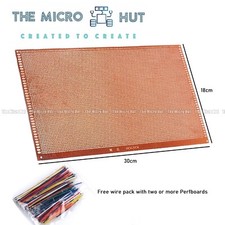 Large Perfboard 18x30cm Prototyping PCB Single Sided - Veroboard