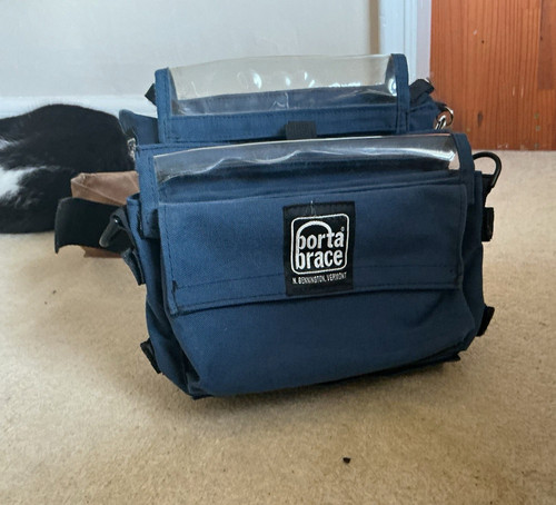 Porta brace blue fabric bag - porta,