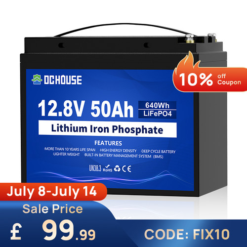 12v 50ah lifepo4 battery - 12v,