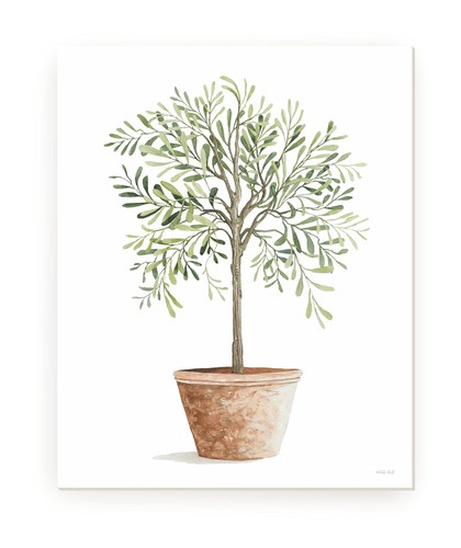 Potted willow tree painting - potted,