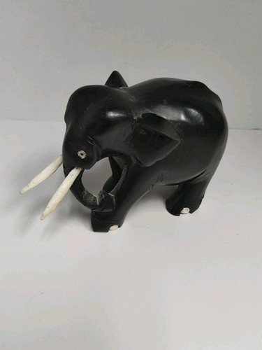 Vintage ebony wood - vintage, elephant