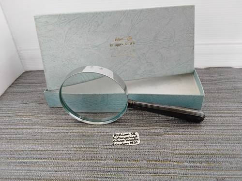 Magnifying glass with - glass,