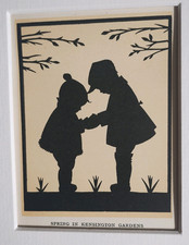 Antique Miniature Silhouette