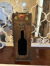 Hand-Painted Wooden Wine Box