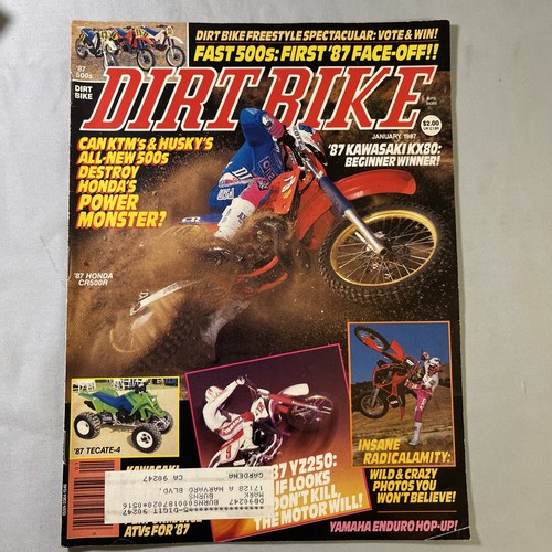 January 1987 dirt - dirt, bike
