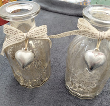 Lovely pair mercury glass - of,