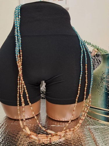 African waist beads handmade - beads,
