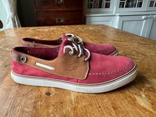 MENS LACOSTE RED LEATHER