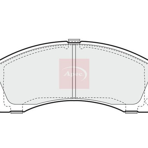 Apec brake pad - apec, set,
