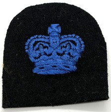 British Military Issue Royal Navy WRNS Leading Wren Rank Badge Patch