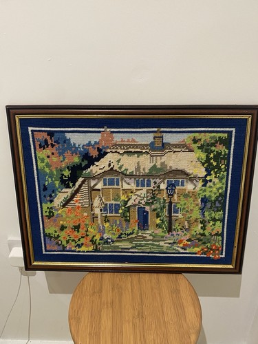 Framed unglazed tapestry - unglazed, of