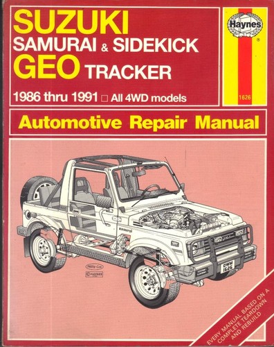 Suzuki samurai sidekick geo - sj, samurai,sidekick,geo