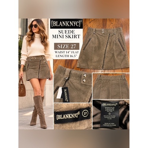 Blanknyc genuine suede - suede, leather
