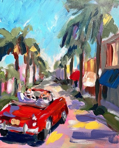 Red convertible original - red,